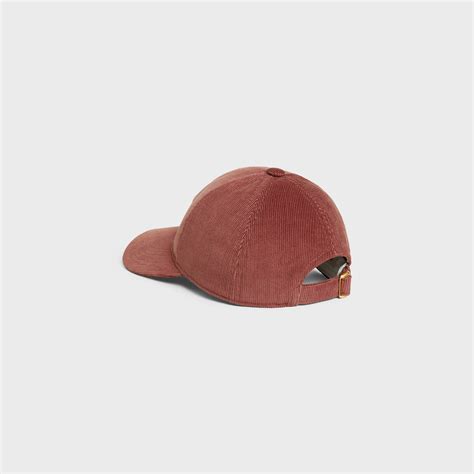 celine corduroy hat|BASEBALL CAP IN CORDUROY .